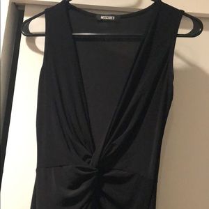 Black Misguided gown